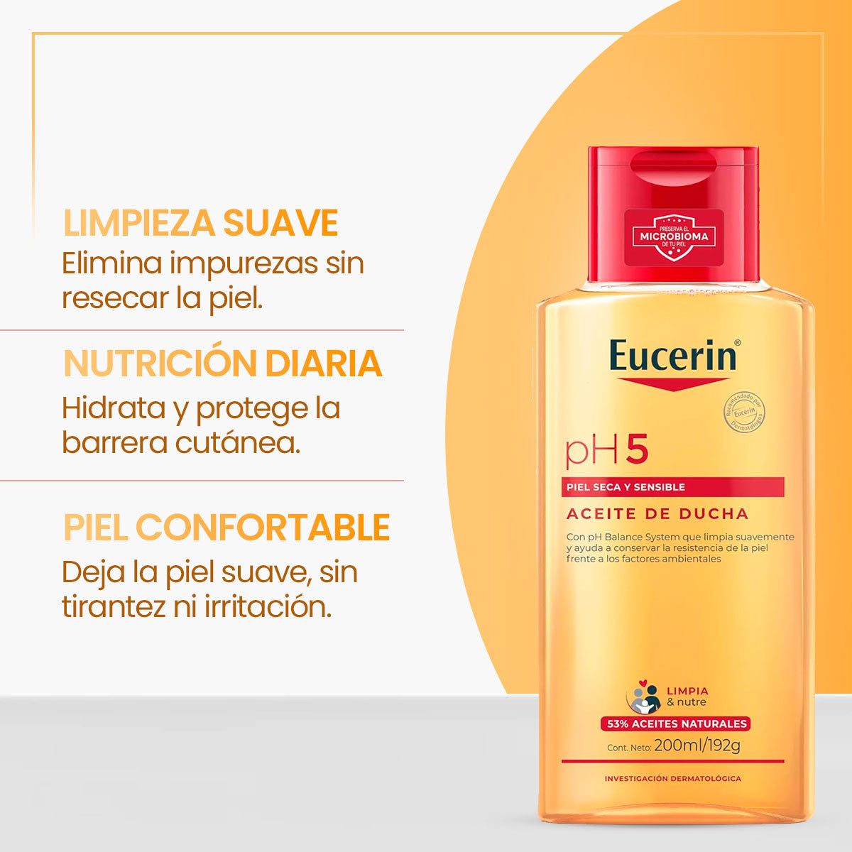 EUCERIN PH5 ACEITE DE DUCHA 200ML