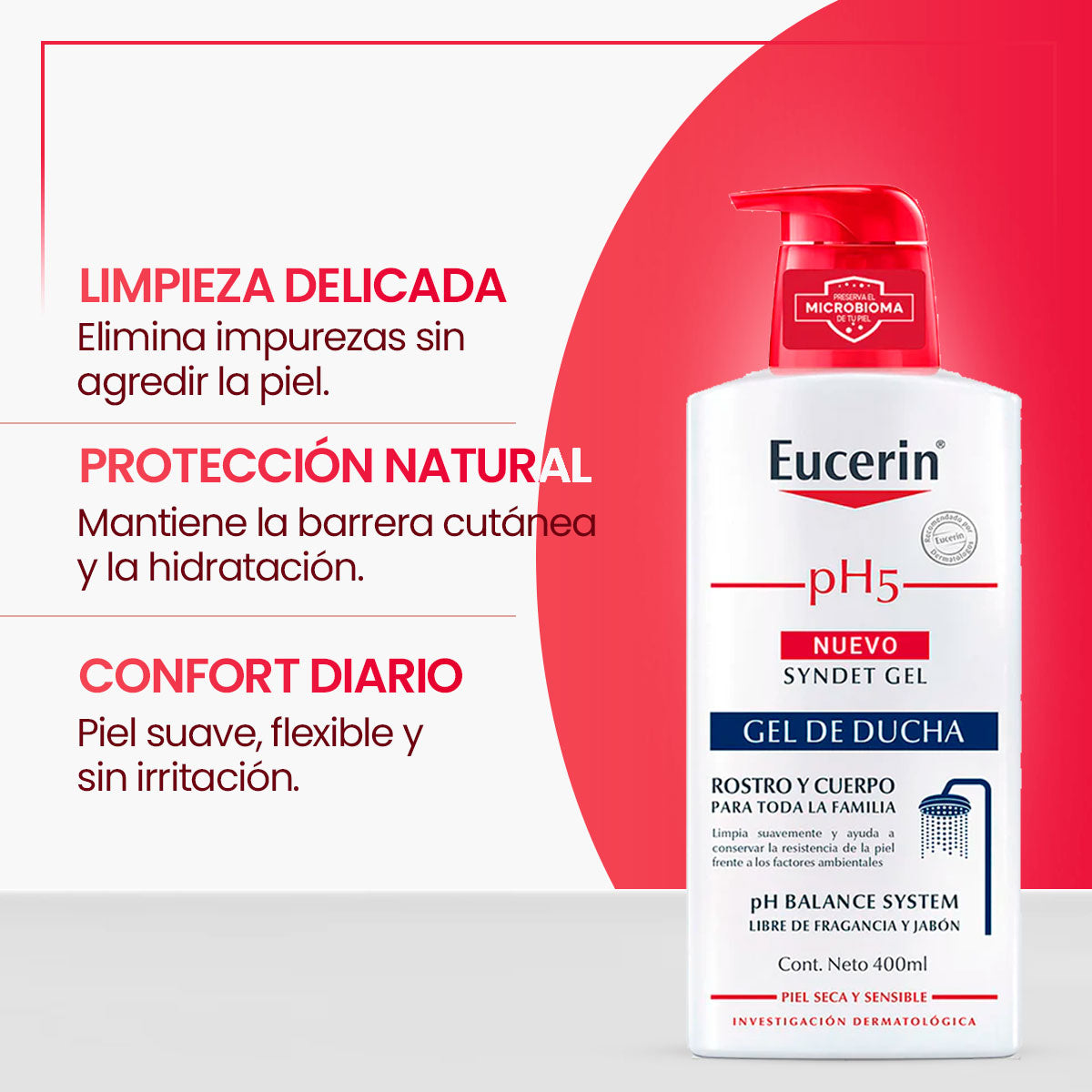 EUCERIN PH5 GEL DE DUCHA 400ML