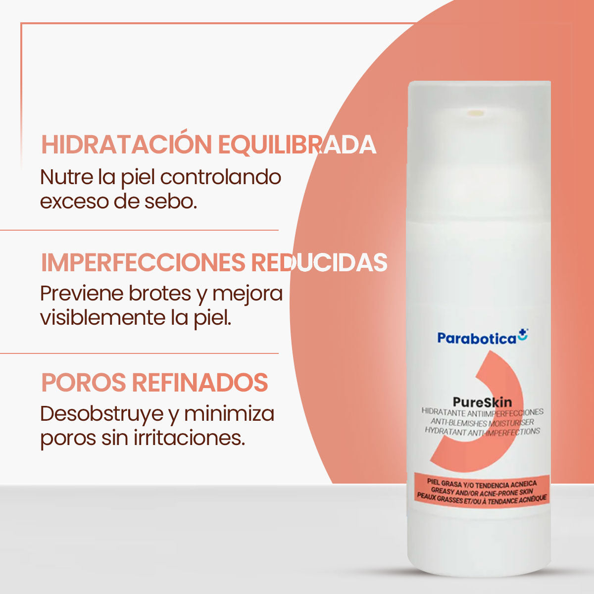 PARABOTICA PURESKIN HIDRATANTE ANTIIMPERFECCIONES 50 ML