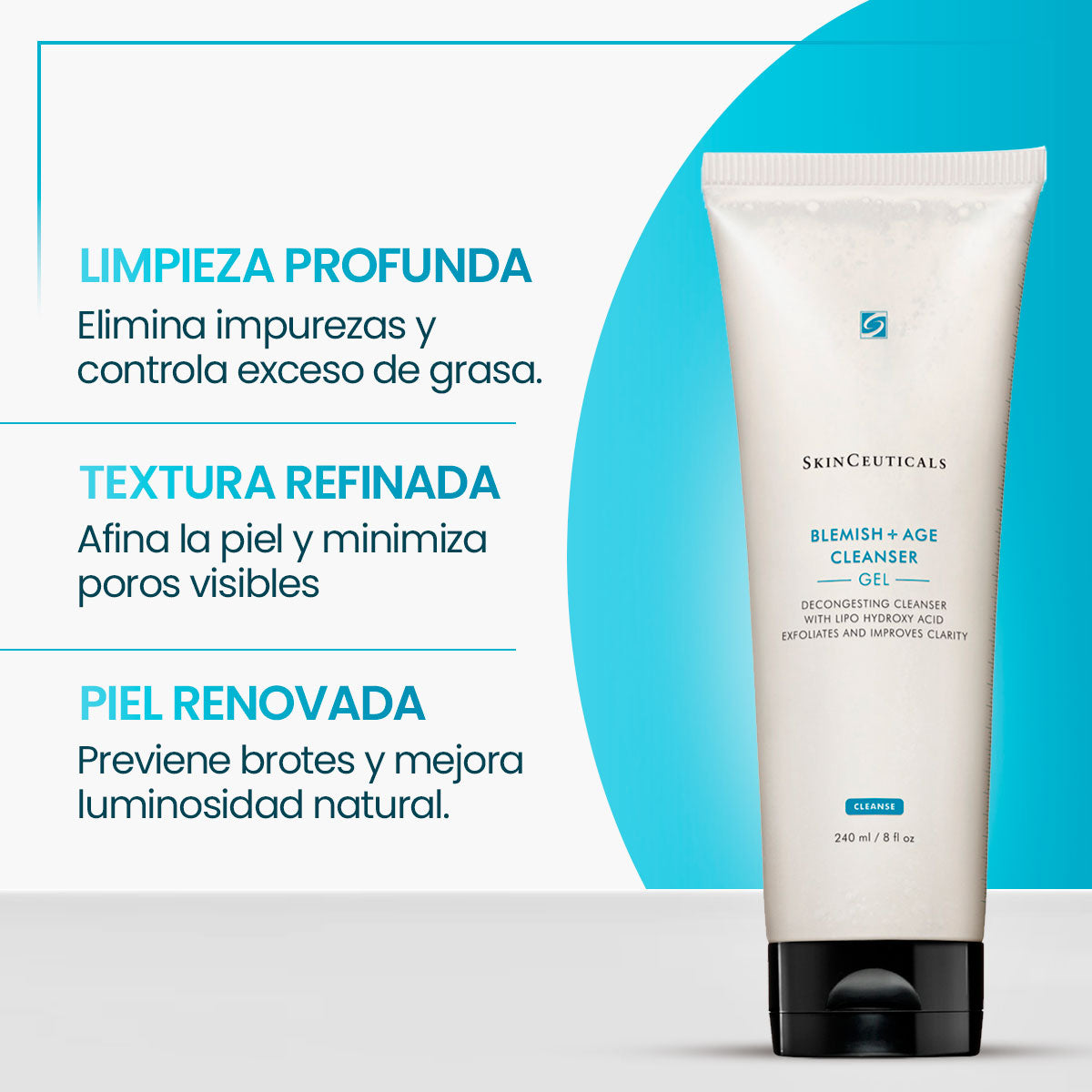 SKINCEUTICALS BLEMISH + AGE CLEANSER GEL 240ML