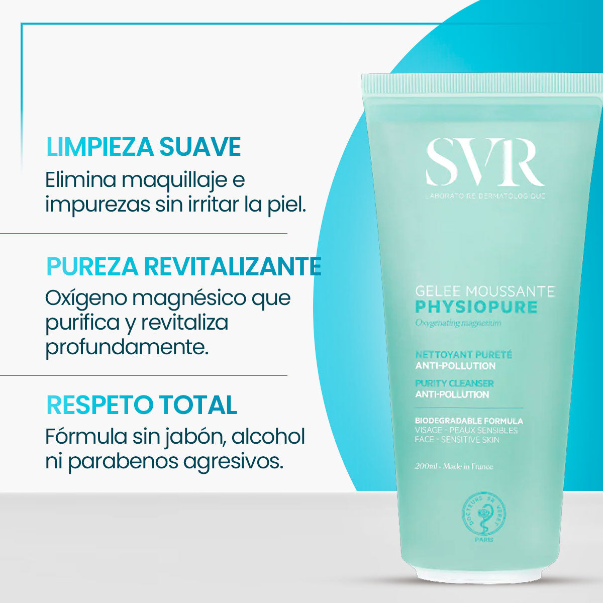 SVR PHYSIOPURE GEL MOUSSANT 200ML