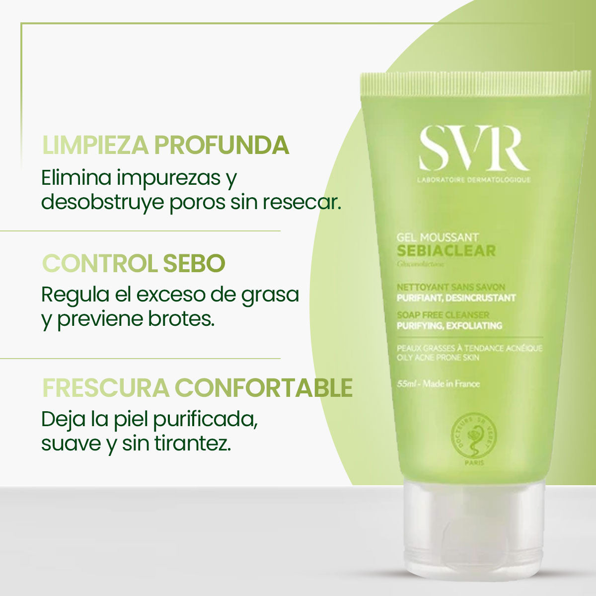 SVR SEBIACLEAR GEL MOUSSANT 200ML