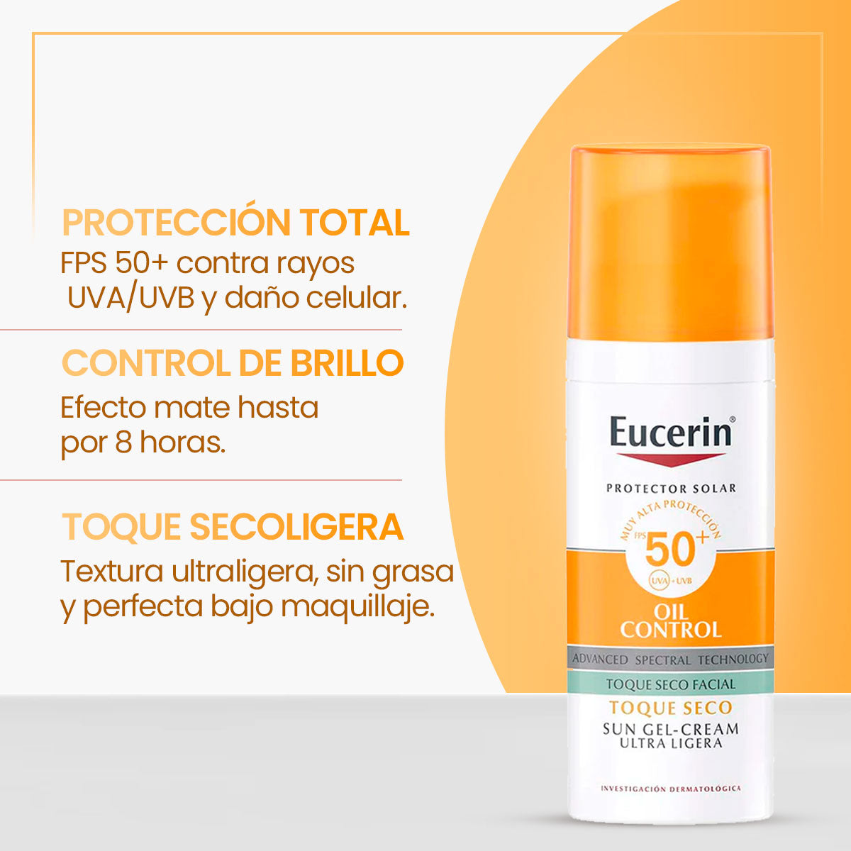 EUCERIN BLOQ. OIL CONTROL FPS+50