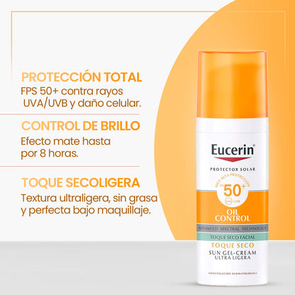 EUCERIN BLOQ. OIL CONTROL FPS+50