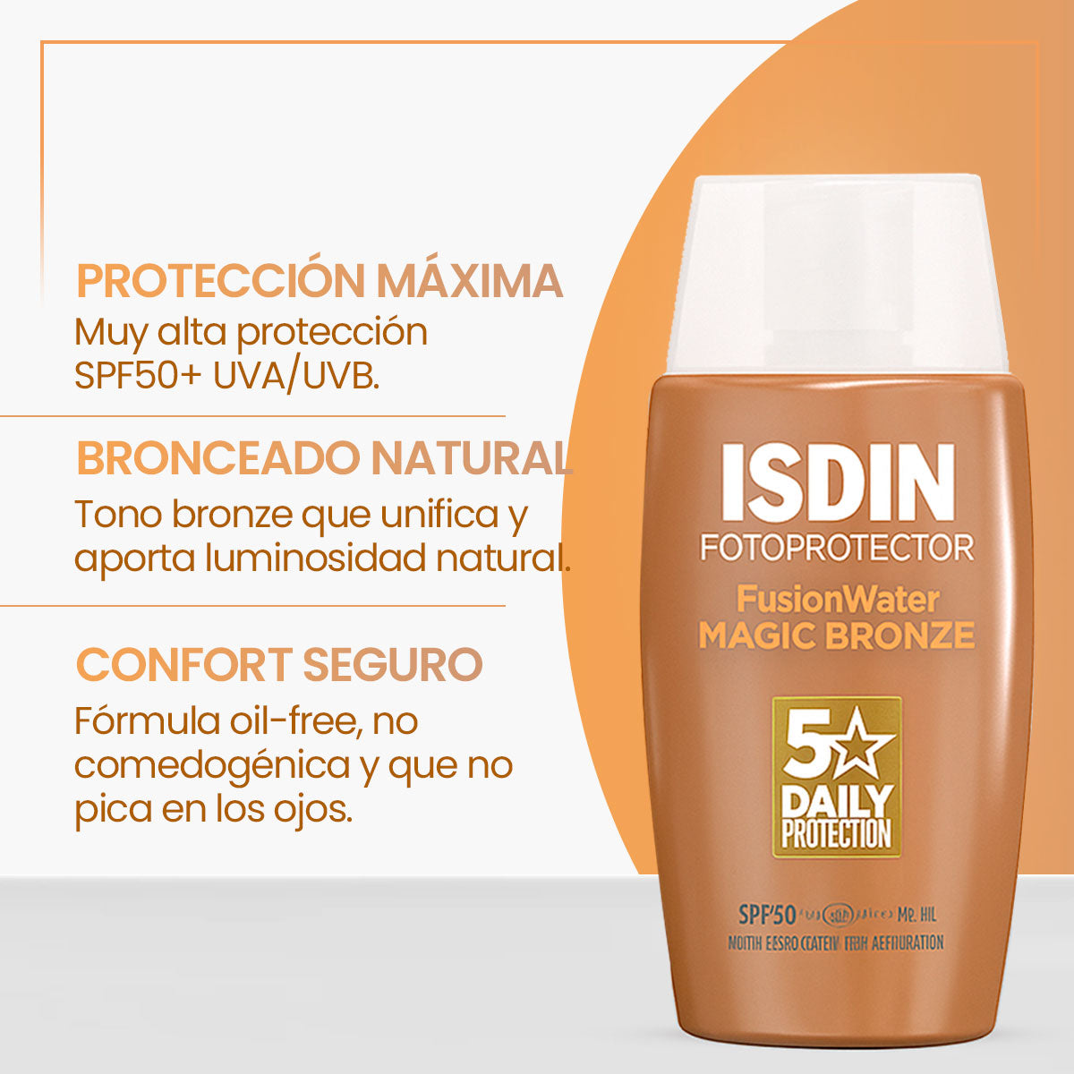 ISDIN FOTOPROTECTOR FUSION WATER MAGIC BRONZE 50ML