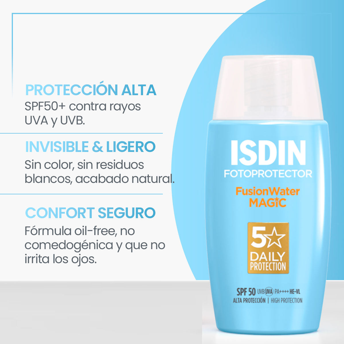 ISDIN FUSION WATER MAGIC SIN TONO 50ML