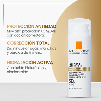 LA ROCHE POSAY ANTHELIOS AGE CORRECT SPF50+ 50 ML