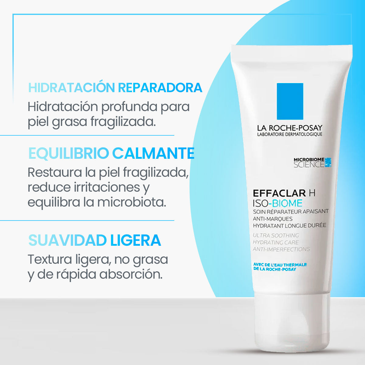LA ROCHE POSAY EFFACLAR H FLUIDO HIDRATANTE Y CALAMANTE ISO BIOME 40 ML