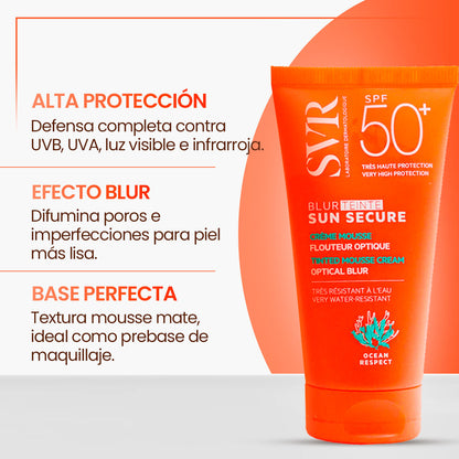 SVR SUN SECURE BLUR SPF50+ FILTRO 50 ML