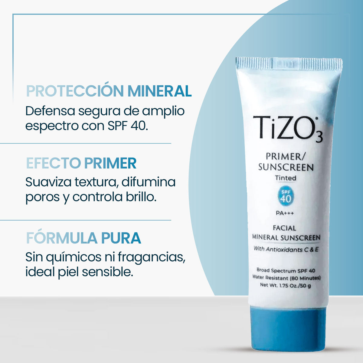 TIZO 3 PRIMER SUNSCREEN SPF 40 50G